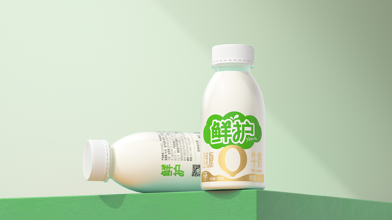 鲜护系列牛奶包装设计 | 美域盛华(图ZMzQ0MTQ0MTEy) - 包装 - 站酷设计师美域盛华原创素材 - 站酷ZCOOL
