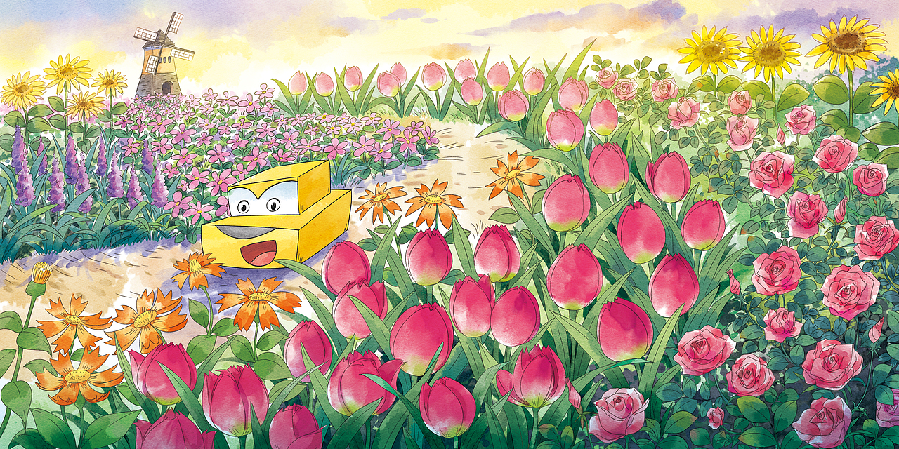 我遇到过一片花海,可以在那片花海中找到世界上任何一种颜色.