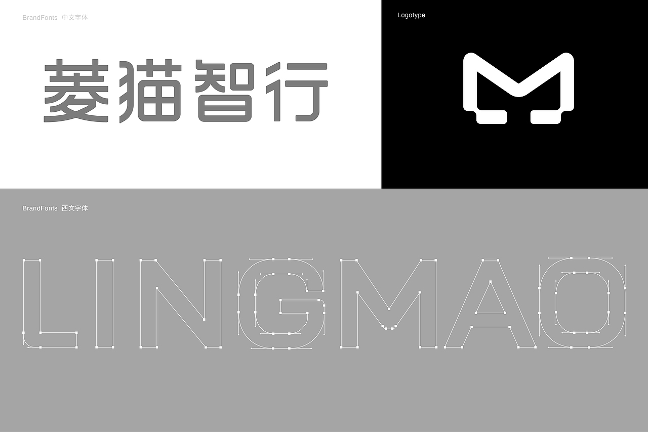 菱猫电动车品牌形象设计|科技Logo设计