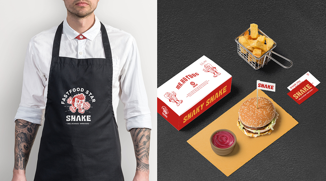 SHAKY SHAKE 美式汉堡快餐品牌全案设计