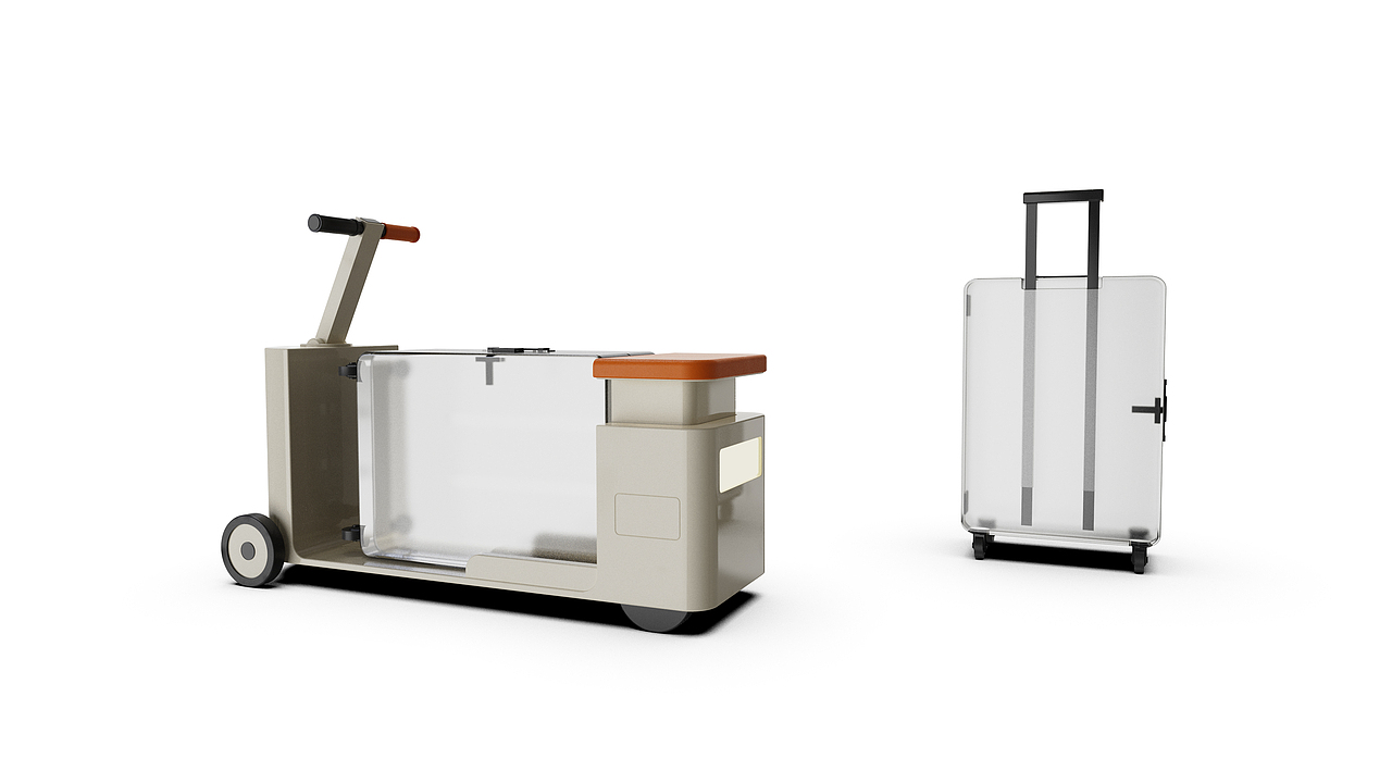PACKAGE BIKE V011 共享行李电瓶车&透明行李箱（图ZMzA1NzE5OTYw） - 交通工具 - 站酷设计师造物癖原创素材 - 站酷ZCOOL