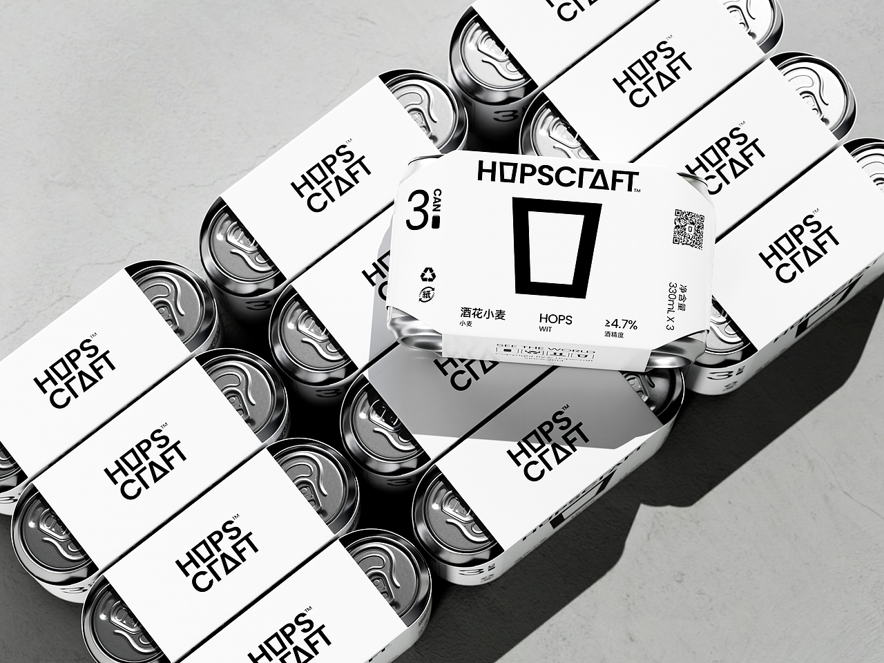 HOPSCRAFT 精酿啤酒品牌 Visual Identity（图ZMzIzOTM5NzA4） - 品牌 - 站酷设计师pigeonstudio原创素材 - 站酷ZCOOL