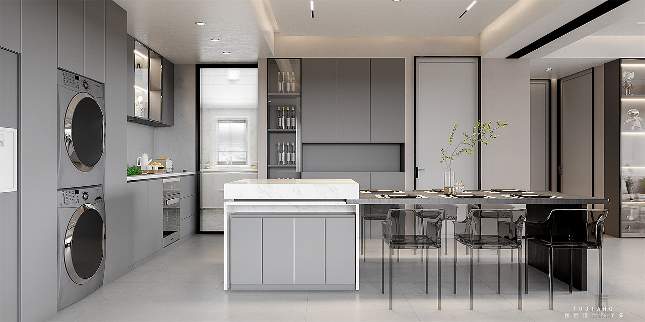 现代风，空间干净简洁，时尚质感装修（图ZMzQ5MTQwNjY4） - 家装设计 - 站酷设计师子茹设计原创素材 - 站酷ZCOOL