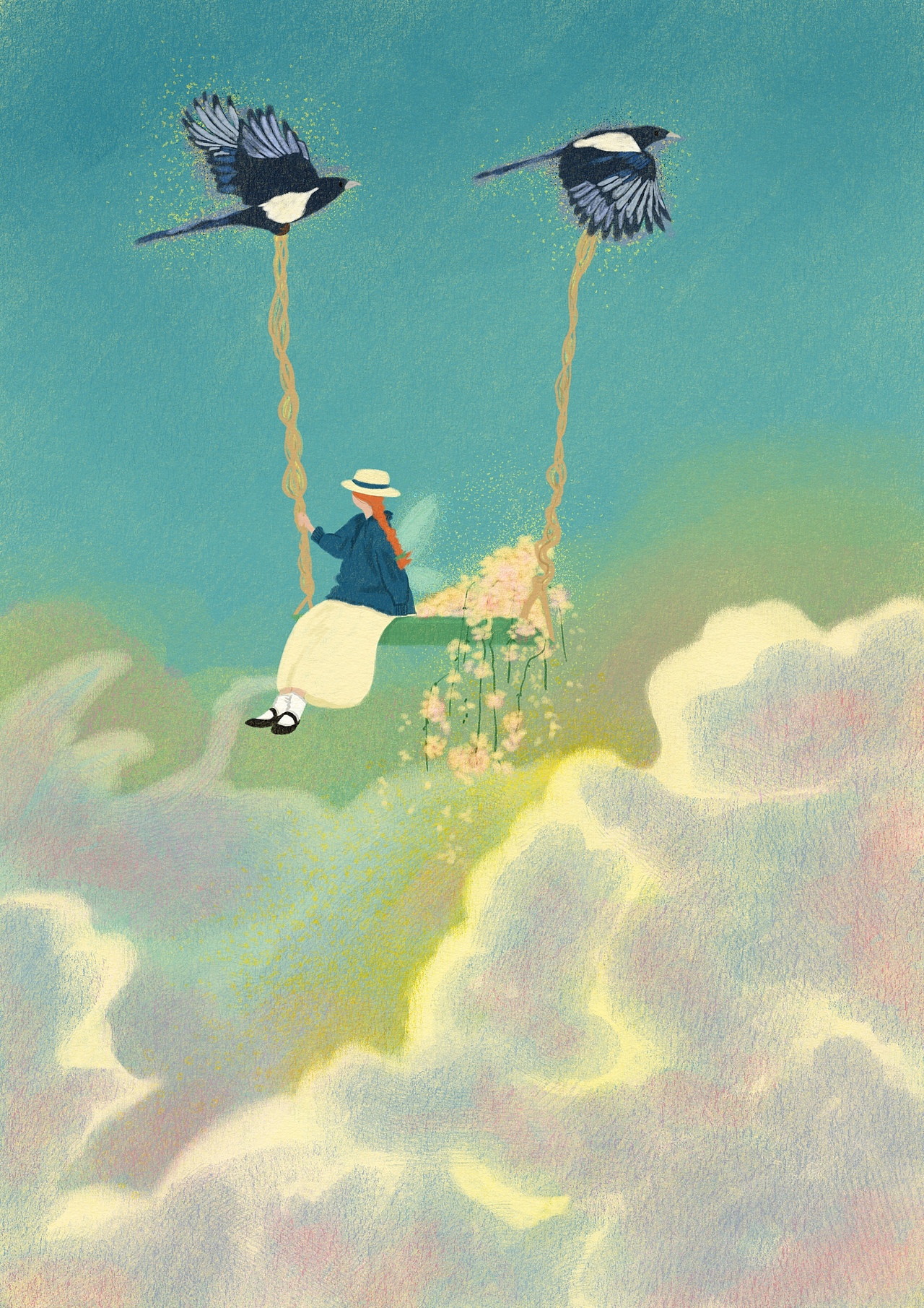 天空中的日子（图ZMzUwODI2NzY4） - 儿童插画 - 站酷设计师子春的十五原创素材 - 站酷ZCOOL