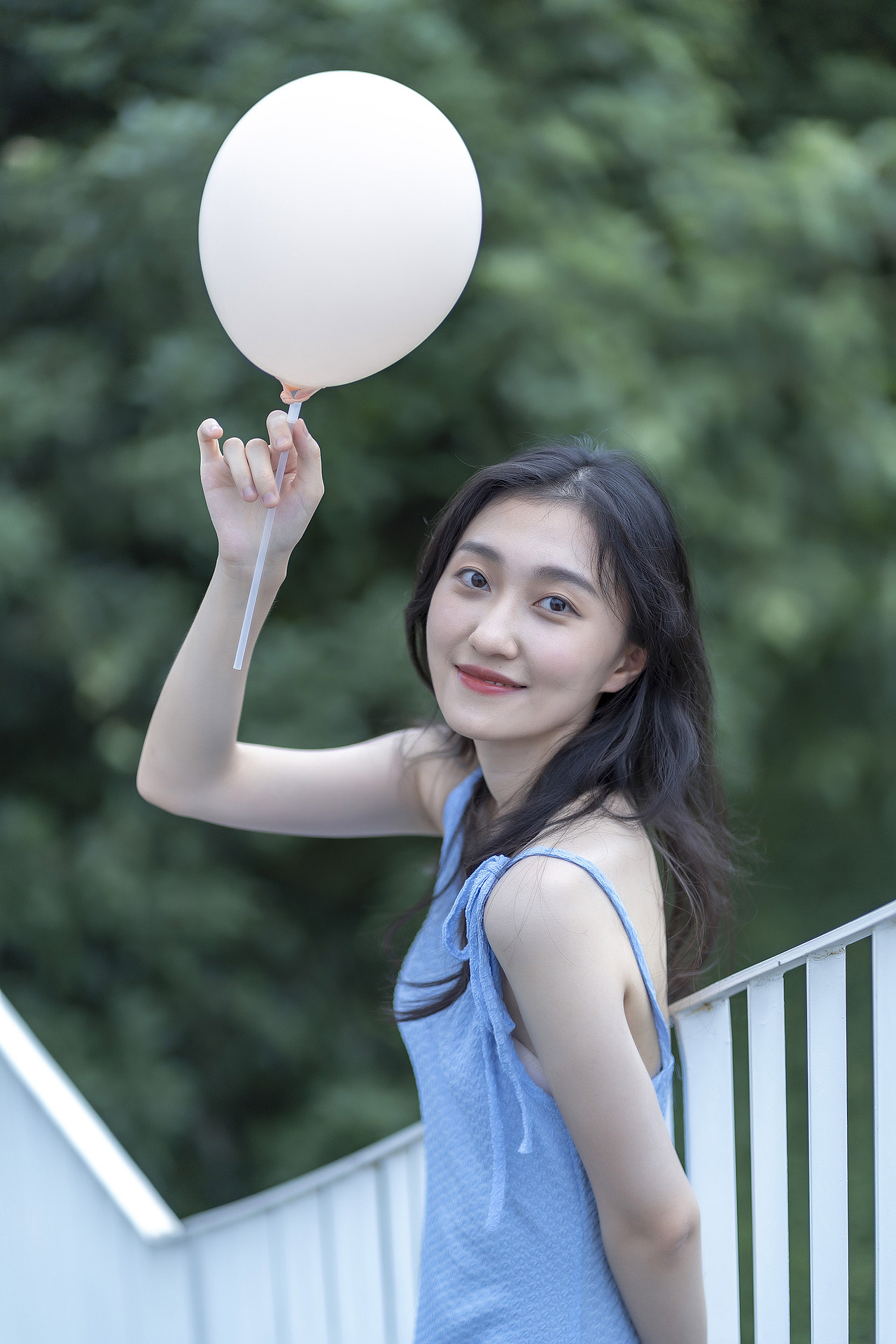 夏日蓝衣少女|约拍活动返图