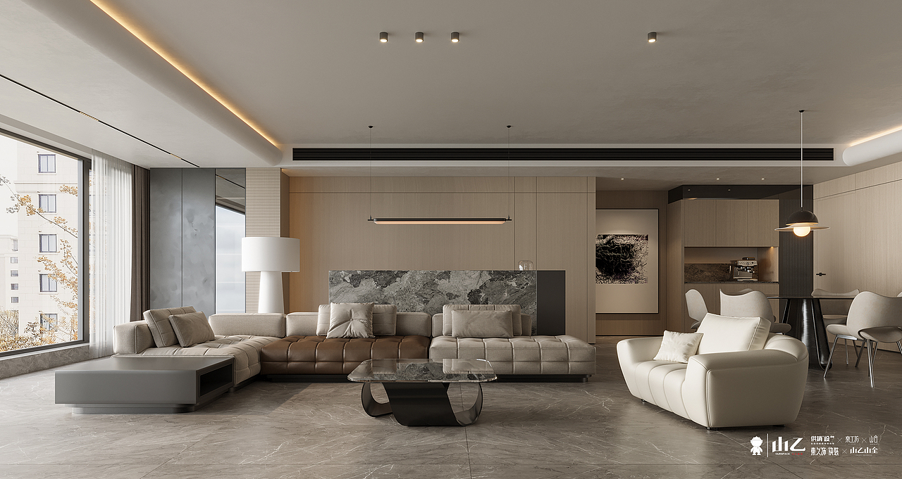 山乙建设丨绿地V岛精装房（图ZMzQ3NzQ1MTg4） - 家装设计 - 站酷设计师山乙建设原创素材 - 站酷ZCOOL