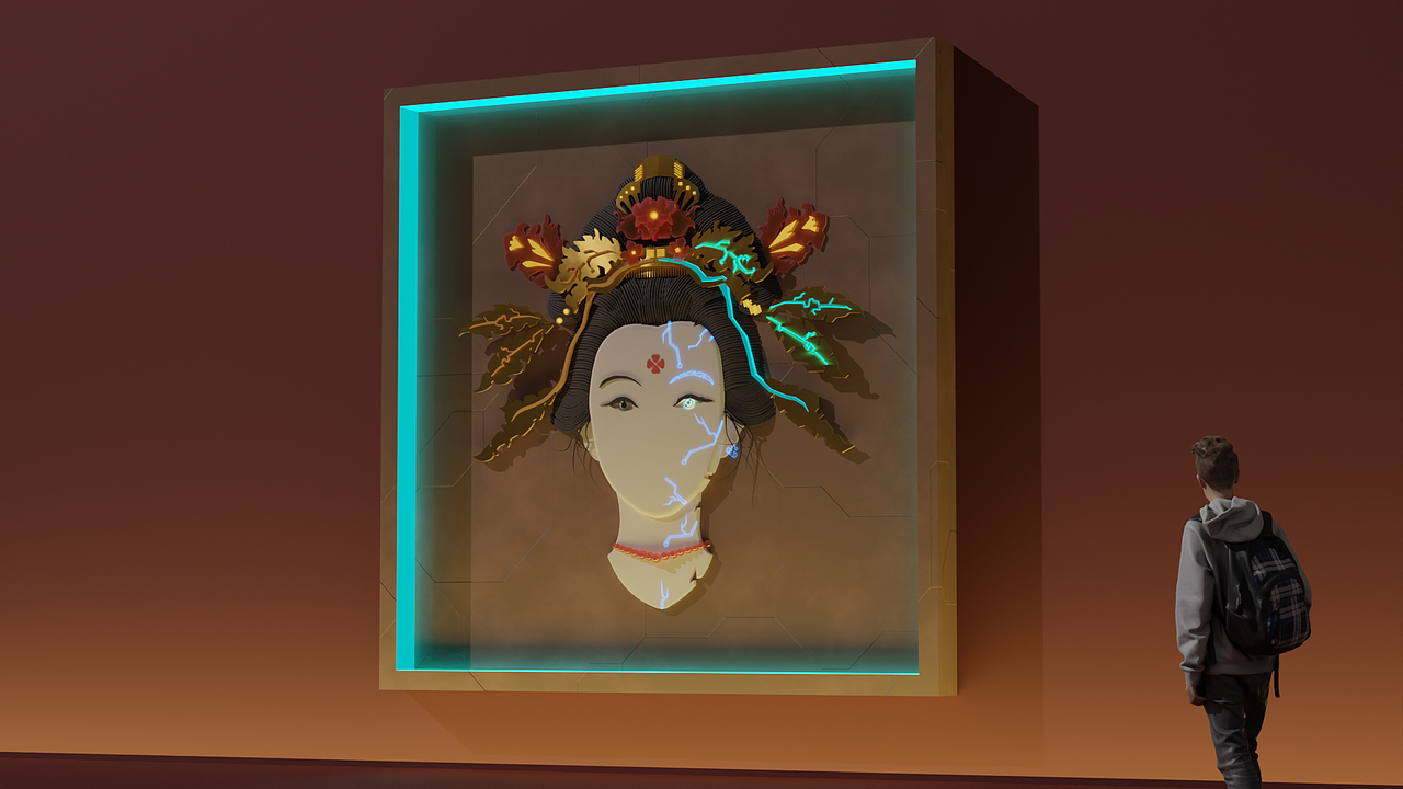 《霓》（图ZMzAzNTUzOTQw） - 人物/生物 - 站酷设计师Rain语原创素材 - 站酷ZCOOL