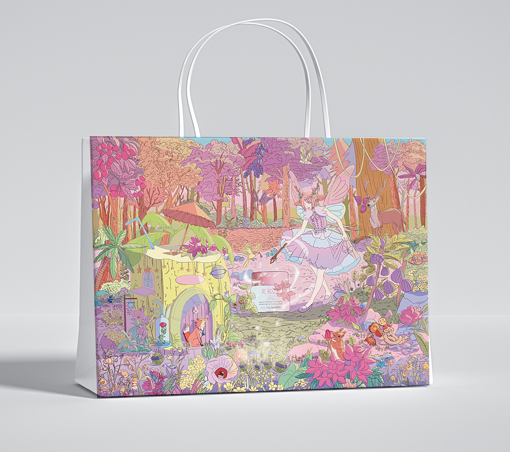 站酷×娇韵诗my CLARINS|小仙女的森林魔法