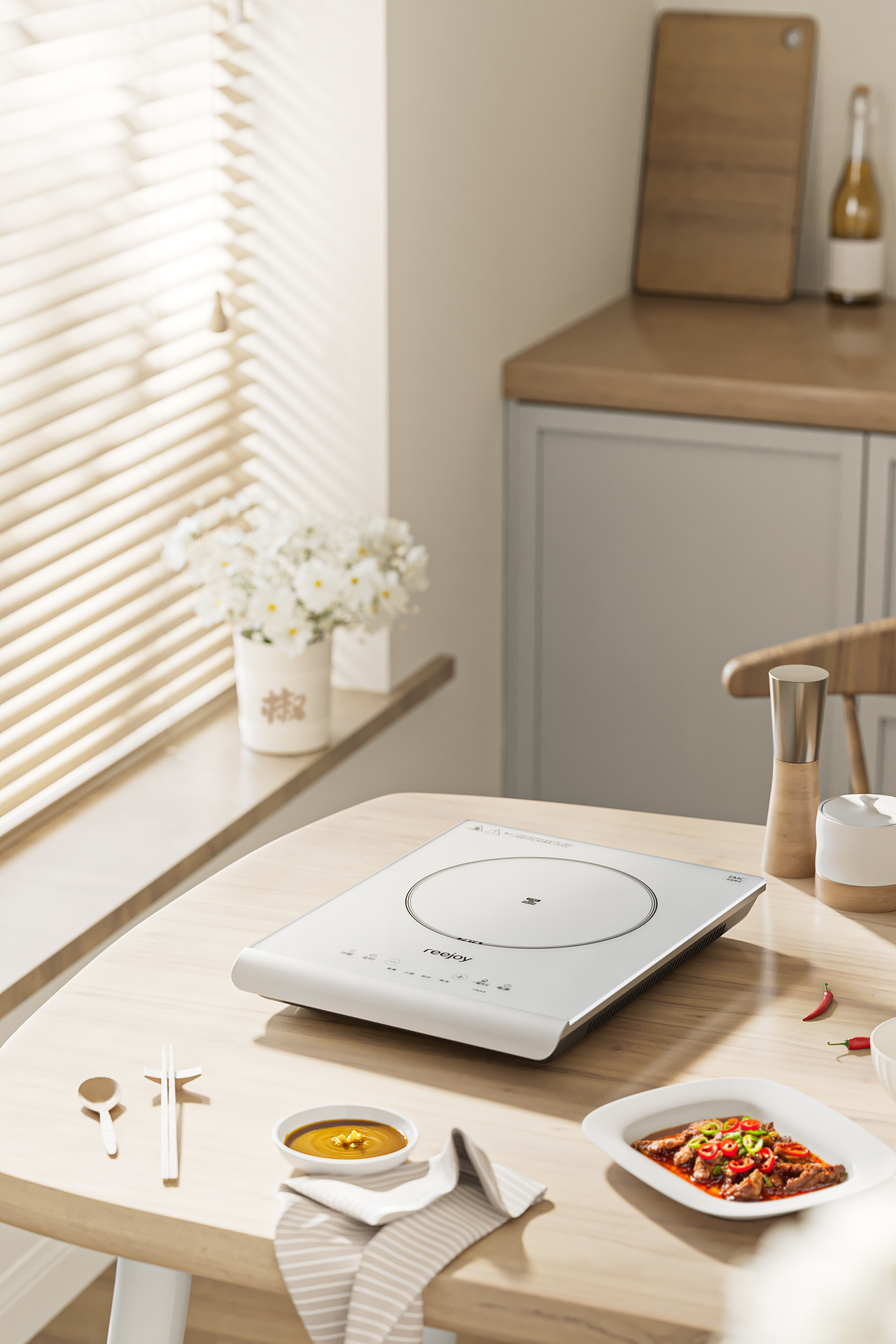 电磁炉渲染合集,小家电,火锅,煎炒,雪平锅