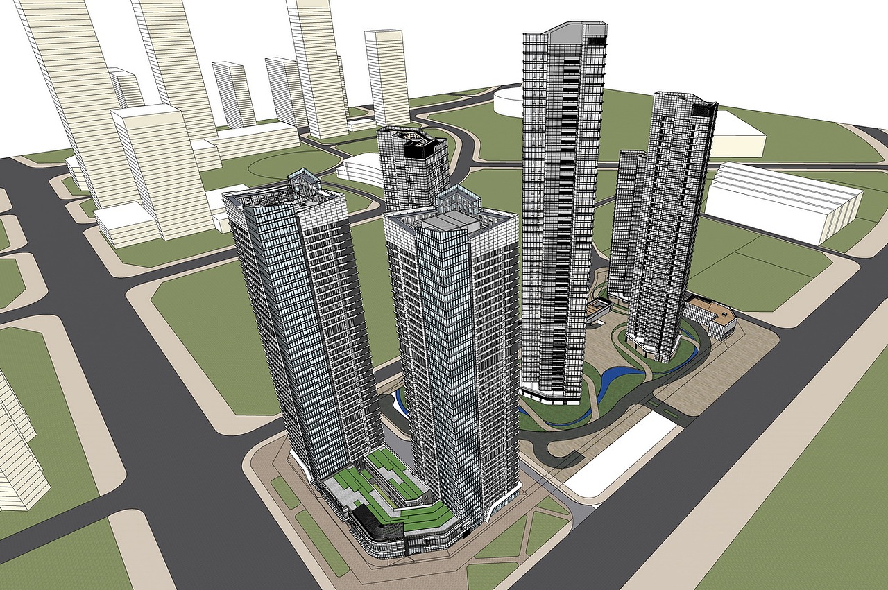茂之都超高层住宅+公寓SU模型下载（图ZMzAxMDU1MTI0） - 建筑设计 - 站酷设计师素模网原创素材 - 站酷ZCOOL