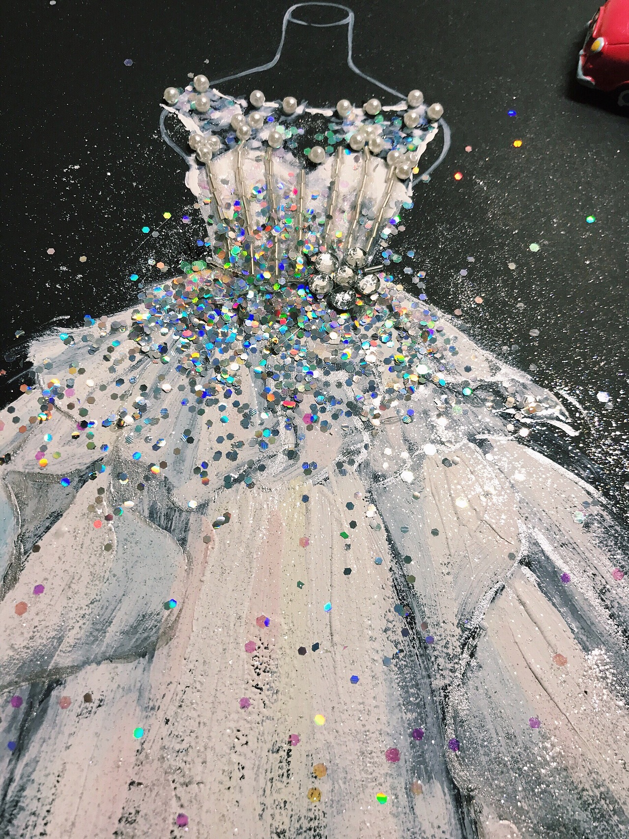 創(chuàng)意時裝畫《夢的嫁衣》（圖ZMjk3NTU5MjQ0） - 正裝/禮服 - 站酷設(shè)計(jì)師馬倩MaQian原創(chuàng)素材 - 站酷ZCOOL