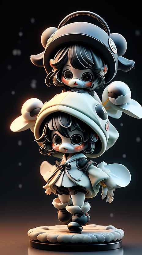 类人型精怪形象,新人第一次创作