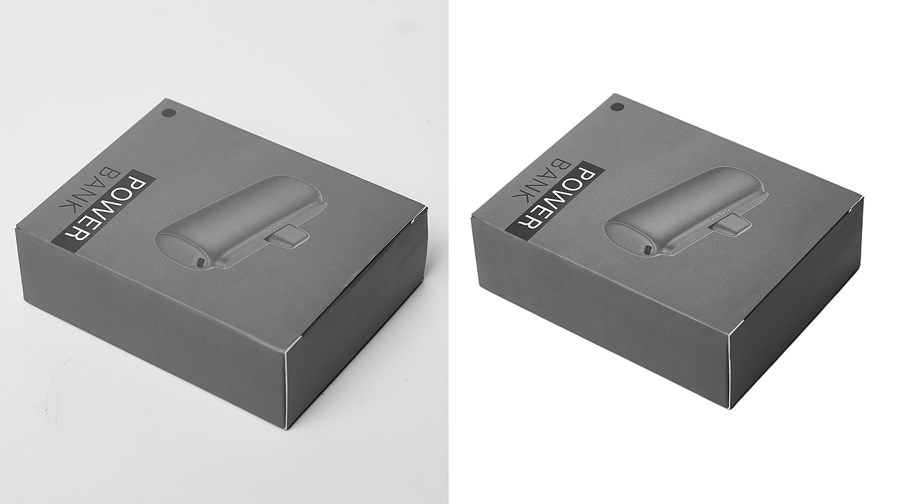 亚马逊充电宝产品白底图拍摄(前后修图对比)