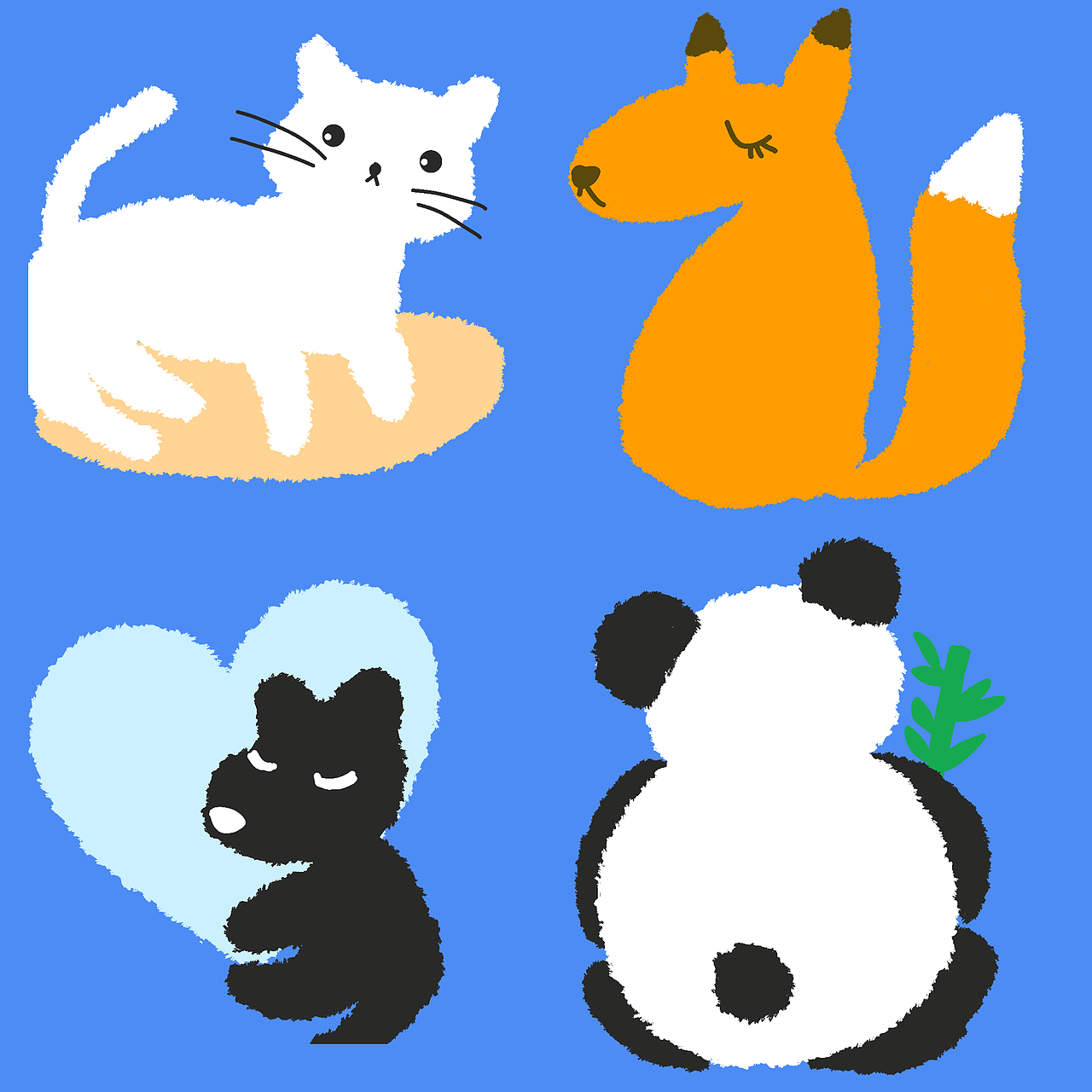 毛绒绒的伙伴们