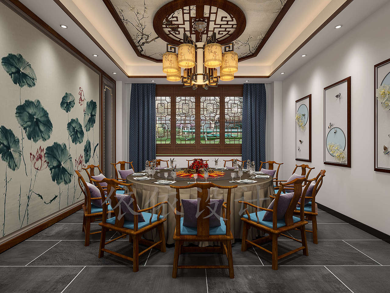 农家乐餐厅民宿设计