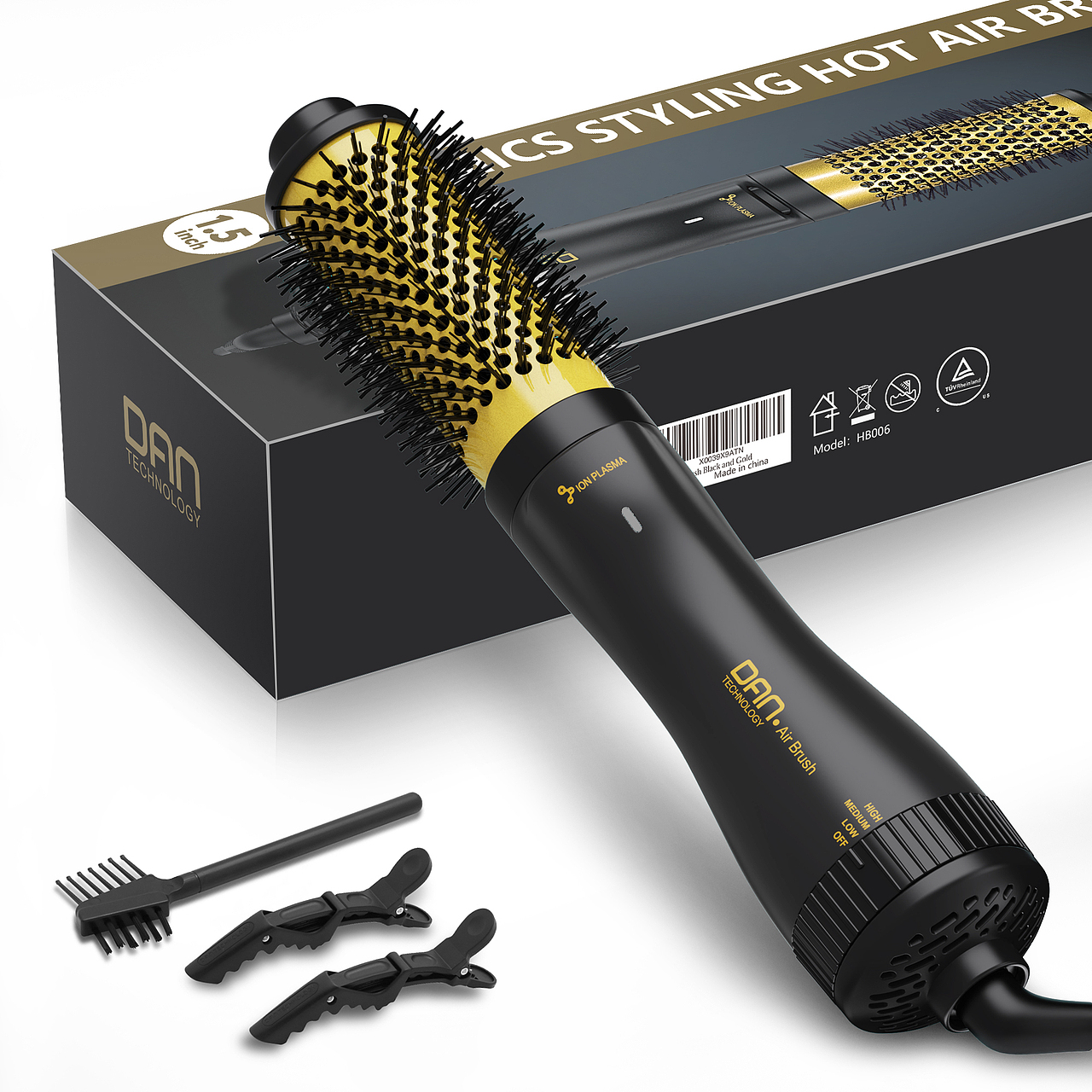 亚马逊主副图A+页面设计 三种颜色电风梳