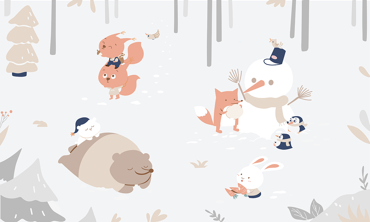 婴儿爬行垫图案插画设计（图ZMzQwMDQ5OTI4） - 商业插画 - 站酷设计师水静地原创素材 - 站酷ZCOOL