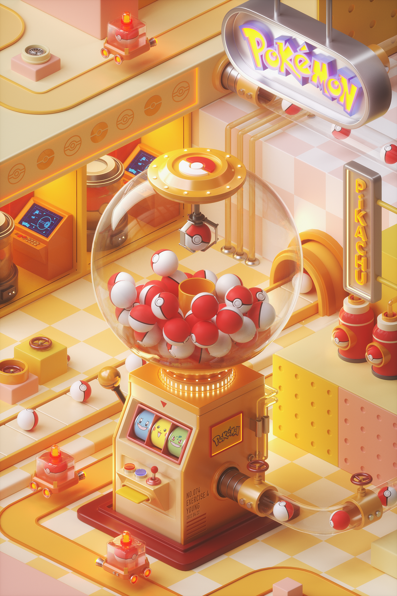C4D零基础第四期学员作品——NiaoNiao的C4D课堂(上)(图ZMzAzMzc3NzUy) - 场景 - 站酷设计师我就是NiaoNiao原创素材 - 站酷ZCOOL