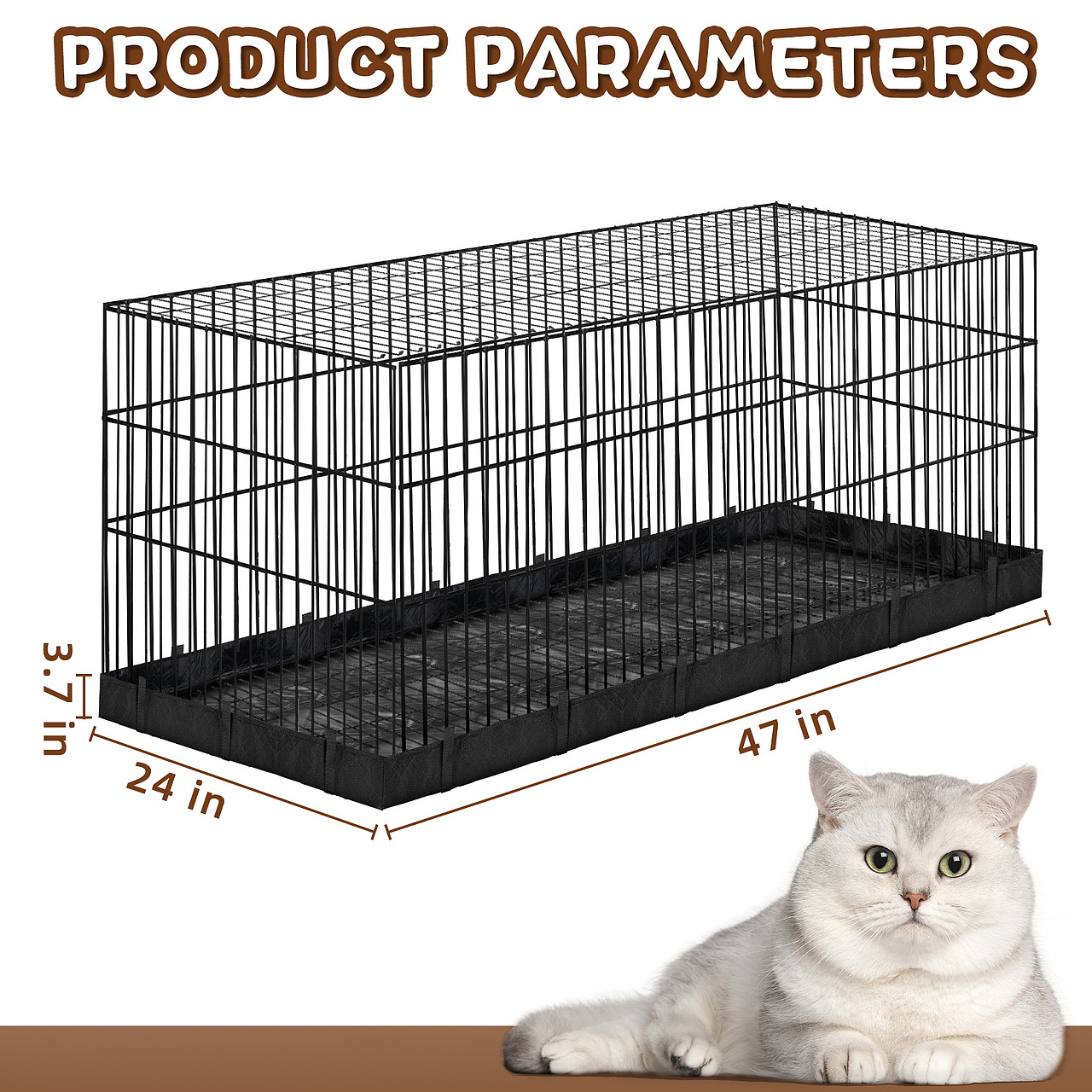 亚马逊主图详情页设计︱宠物笼子垫子
