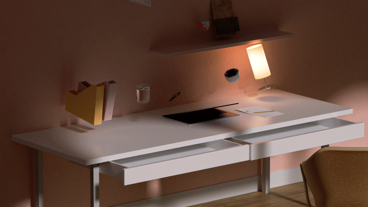 一个关于时间与空间的概念动画