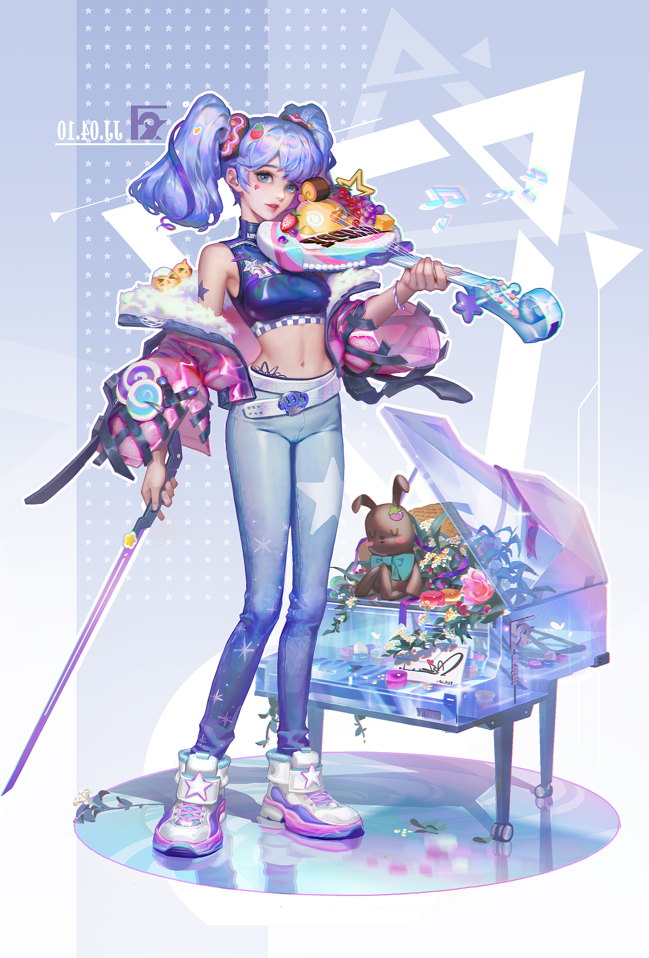 缤纷姐妹花-角色设计