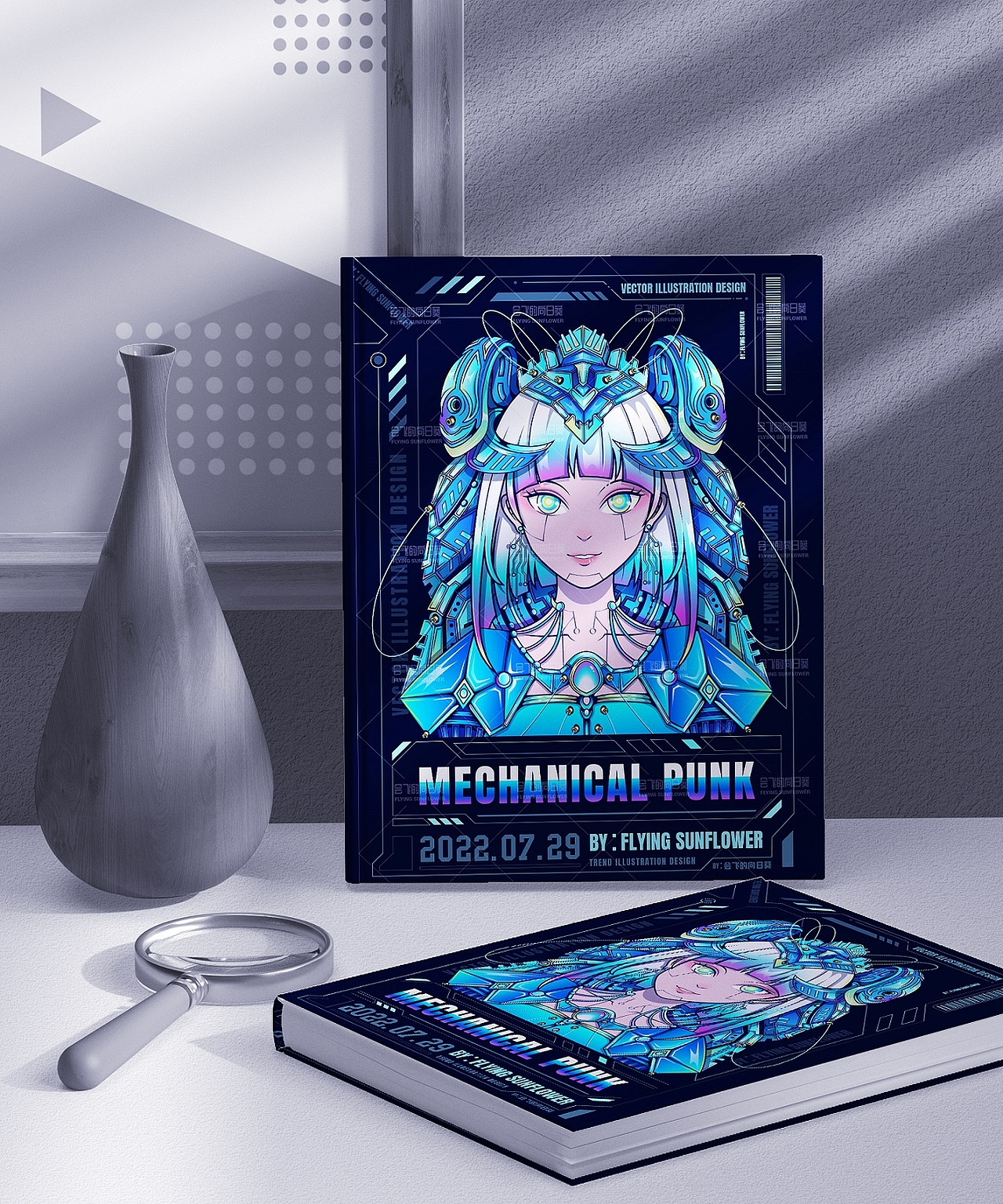 赛博朋克插画-延展应用（图ZMzEwNjYxNTQw） - 新锐潮流插画 - 站酷设计师金小暖设计原创素材 - 站酷ZCOOL