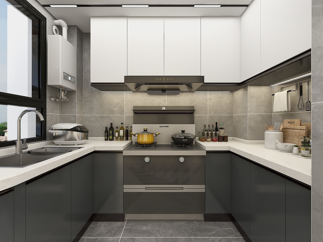 云南楚雄翡翠华府(100平方现代简约三居室)