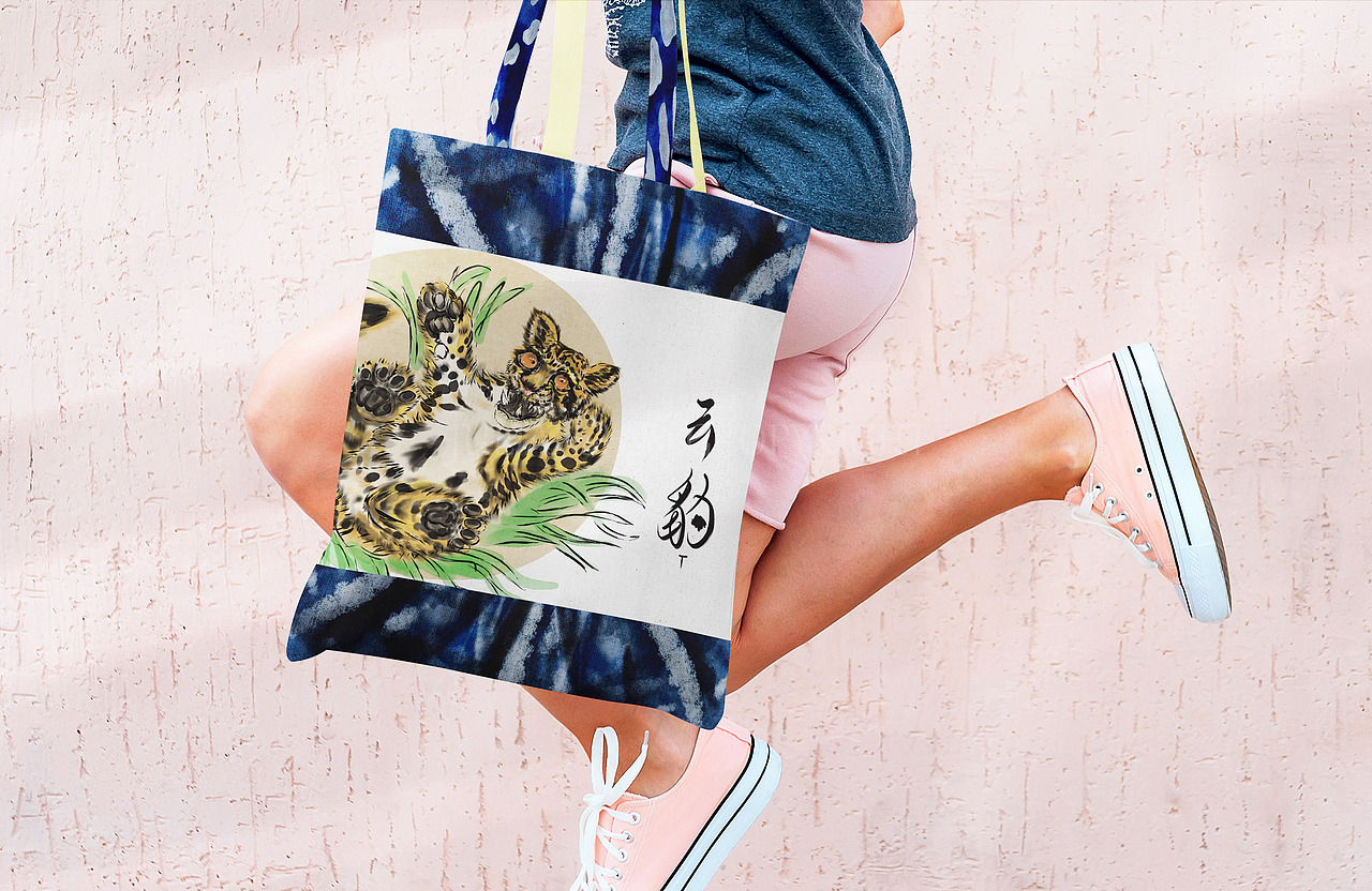 扎染设计，图案设计新年兔年庆祝设计海报设计9月合集