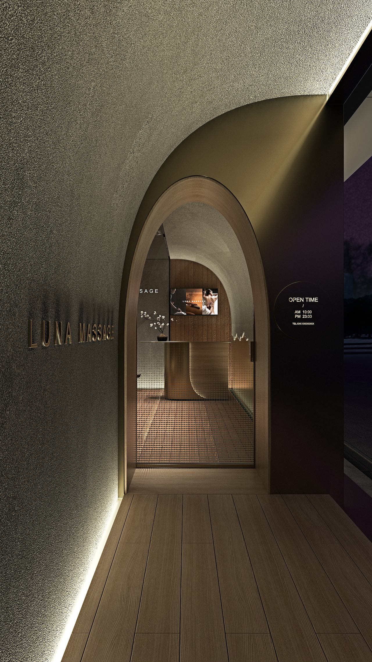 LUNA MASSAGE 按摩店设计