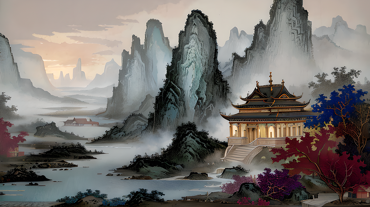 还是中国画漂亮