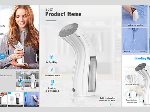 亚马逊设计-手持熨烫机/笔刷/宠物磨牙棒