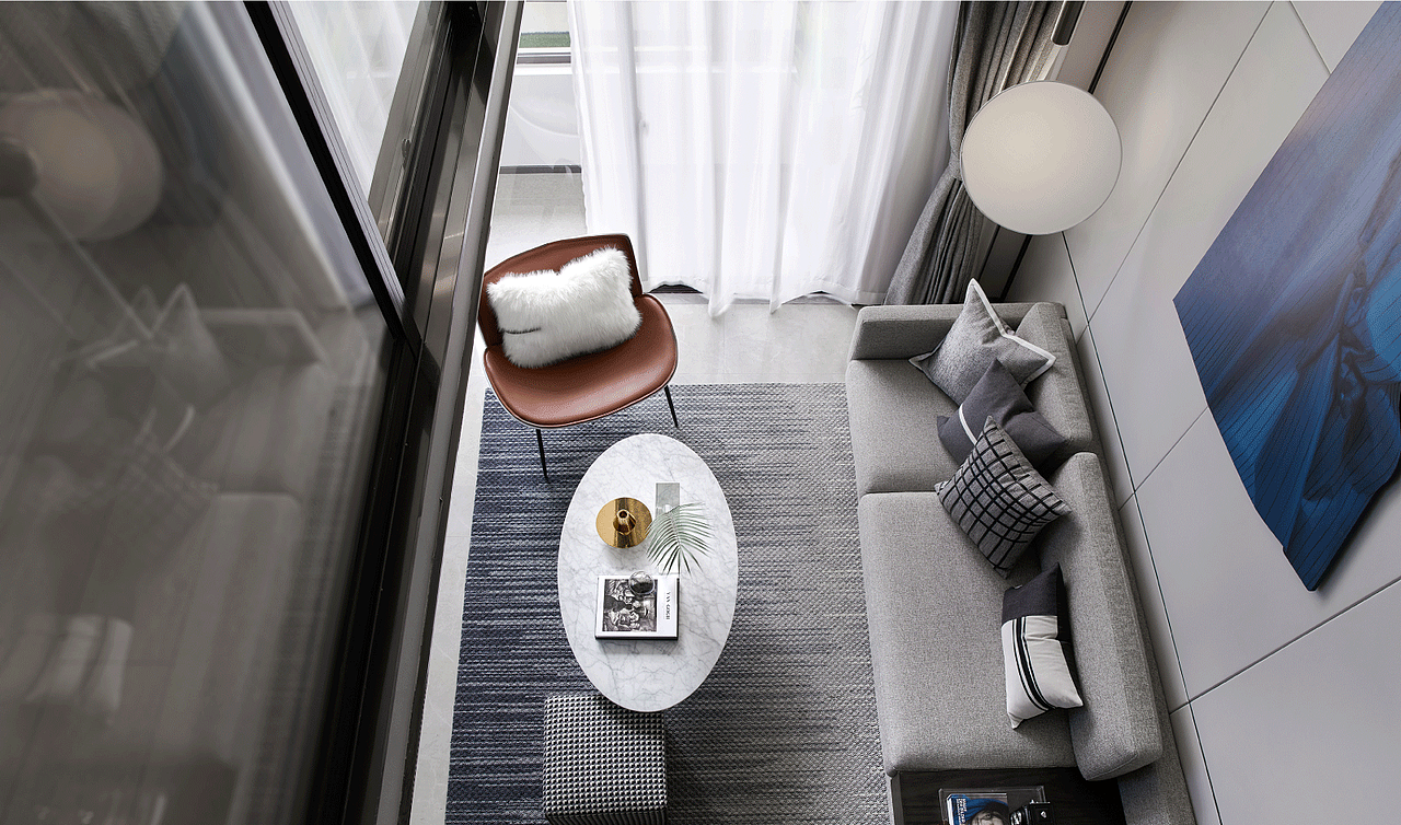 勾勒LOFT生活蓝本的内在轮廓-LOFT户型E