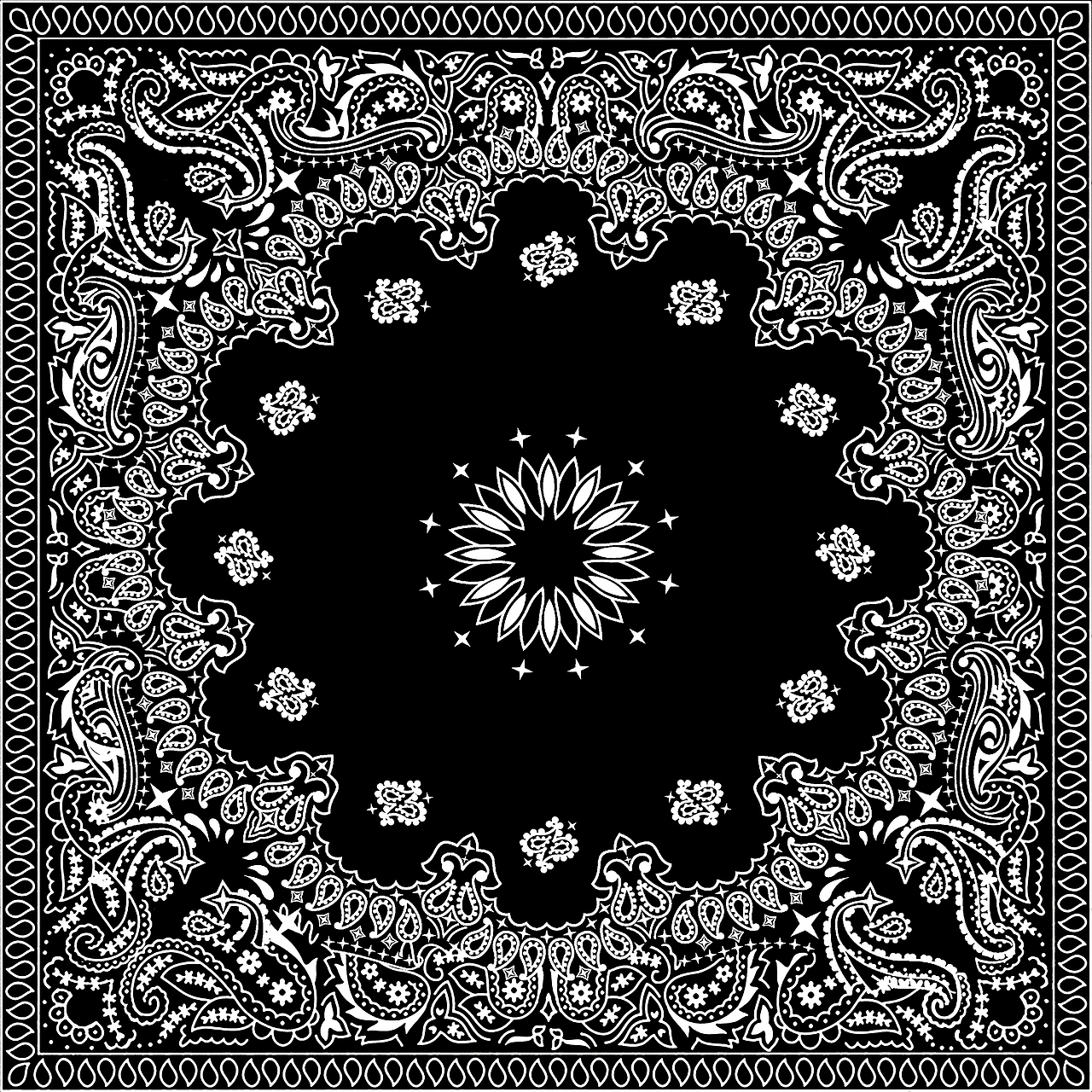 腰果花方巾图案（图ZMzE2MjEwNzU2） - 配饰 - 站酷设计师玙瑶原创素材 - 站酷ZCOOL