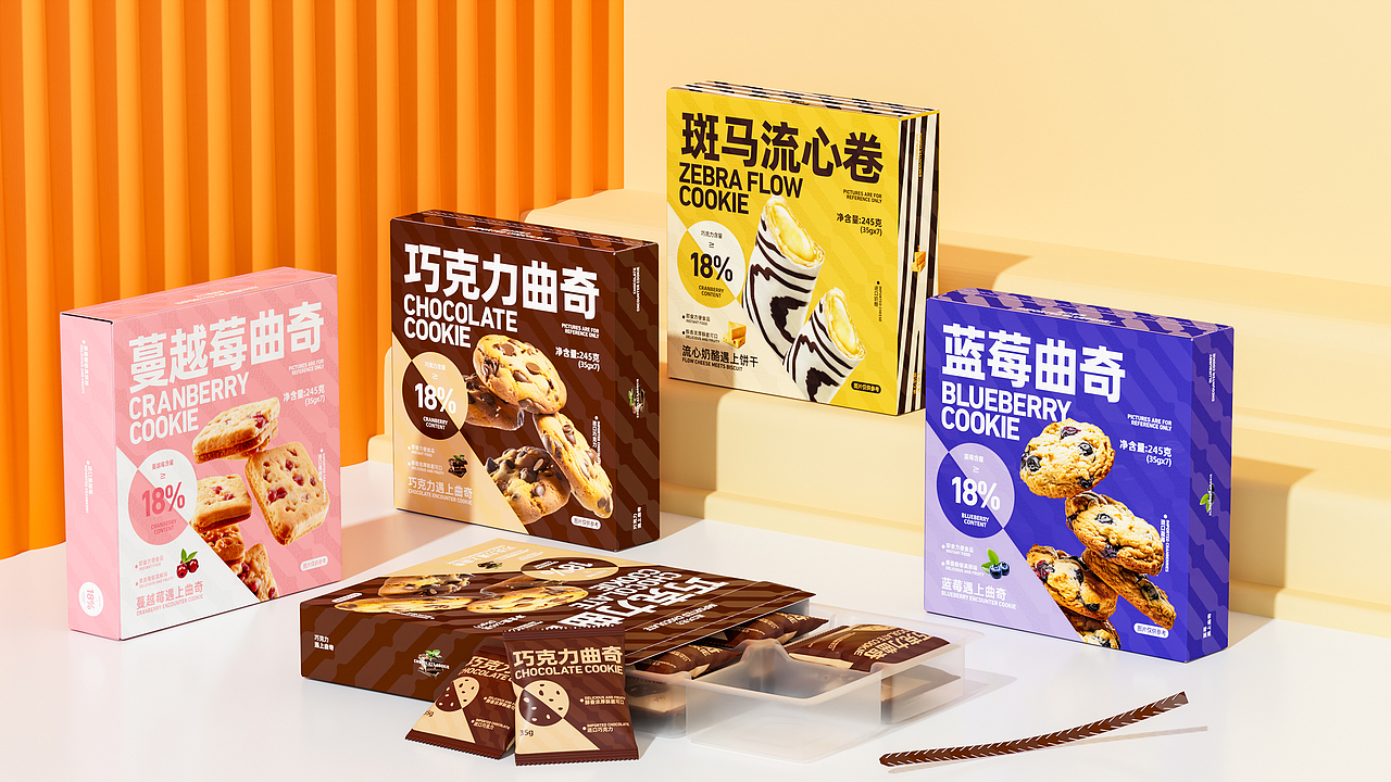 COOKIE包装设计|食品包装设计|饼干包装设计（图ZMzYwNTg1ODA0） - 包装 - 站酷设计师沃创品牌设计原创素材 - 站酷ZCOOL