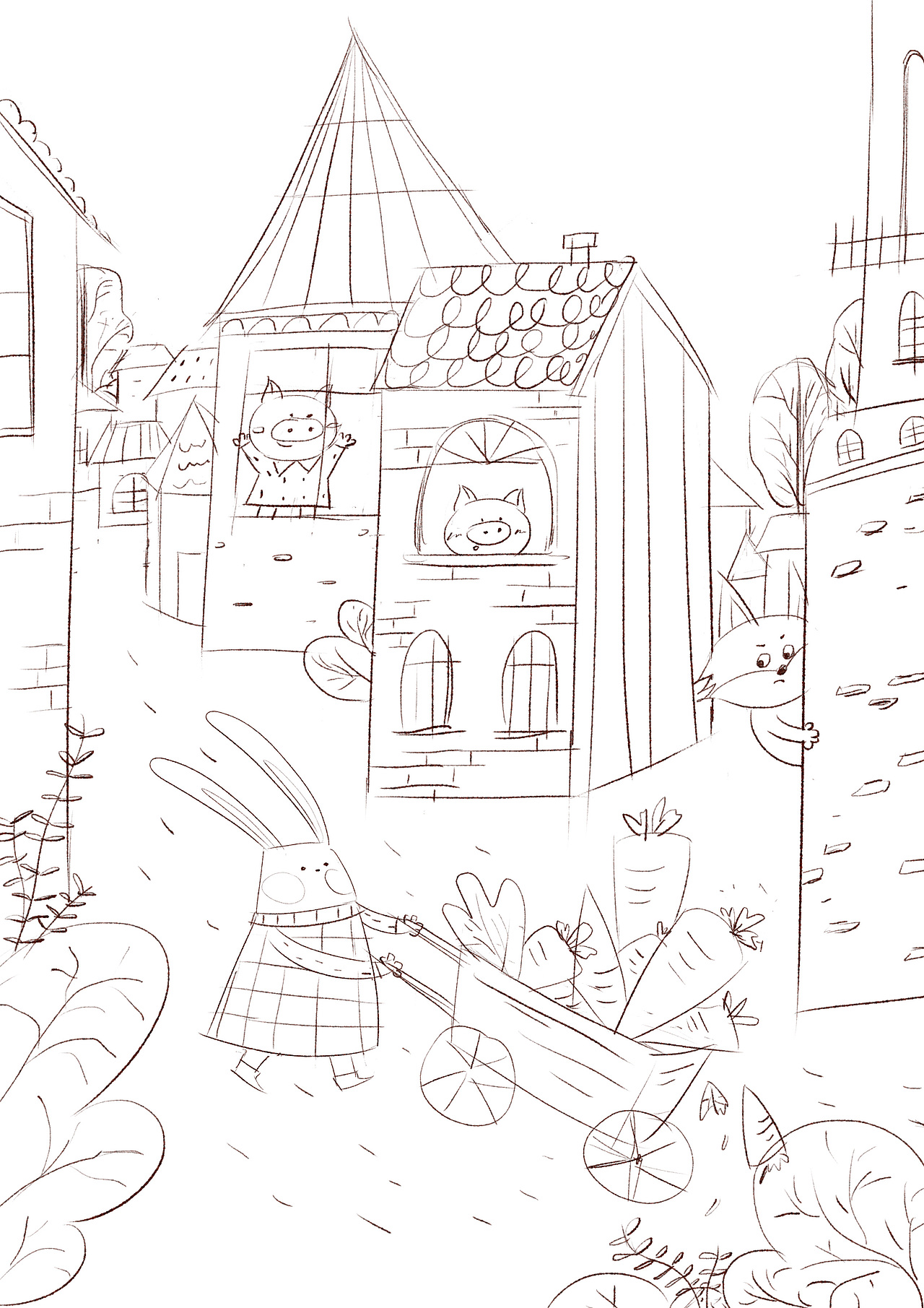 近期小动物插画合集（图ZMzI2MDQ2OTYw） - 绘本 - 站酷设计师爱画画的鱼籽兔原创素材 - 站酷ZCOOL