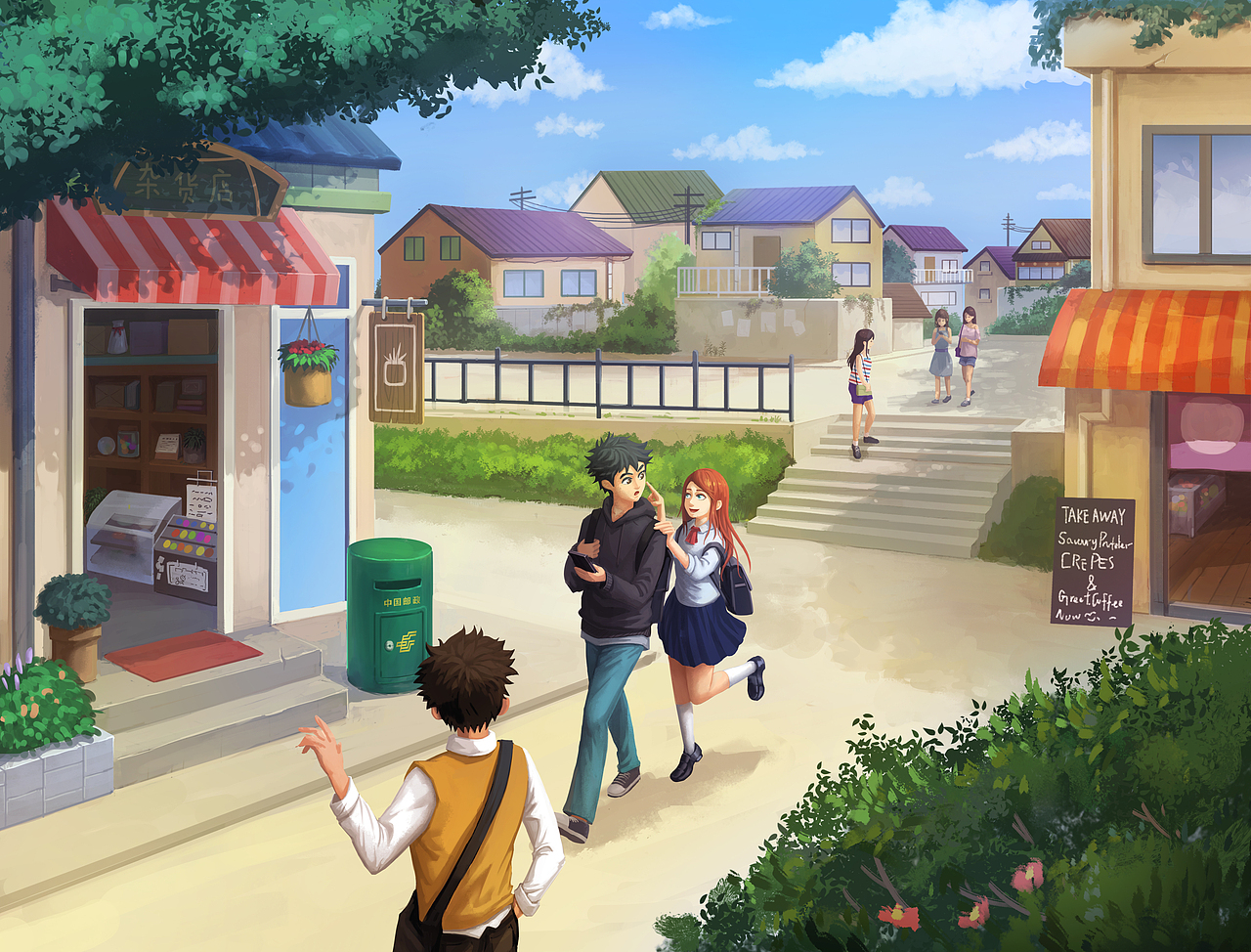 二次元半厚图插画（图ZMzEzMDA2ODg0） - 艺术插画 - 站酷设计师诺米Yang原创素材 - 站酷ZCOOL