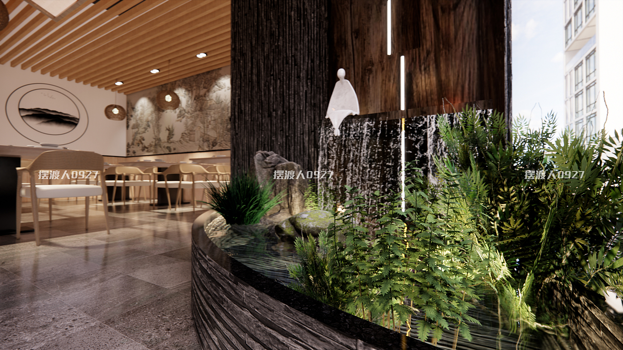 成都“渔港汇”河鲜餐厅设计