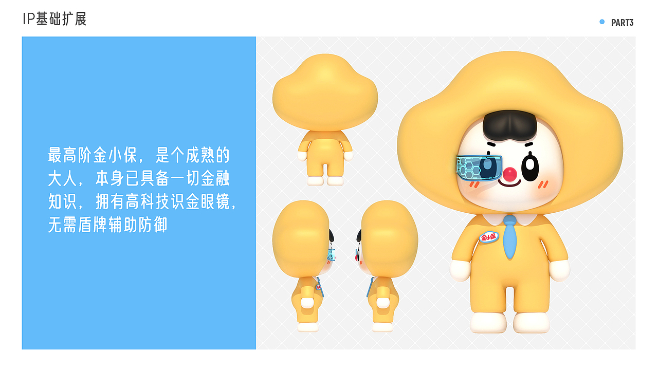 福建省金融消保协会IP形象设计:金小保