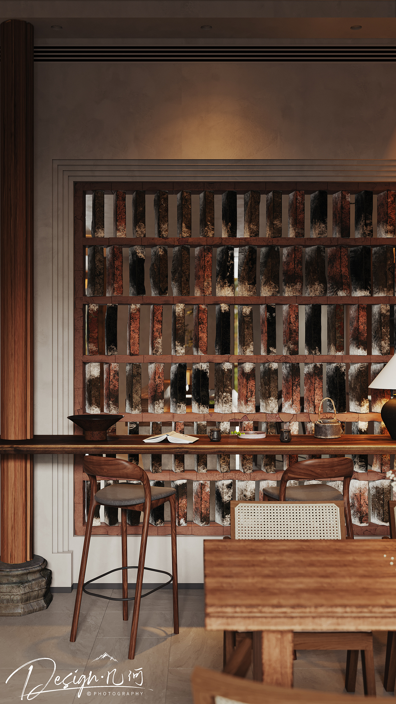 几何空间视觉表现 | 侘寂民宿