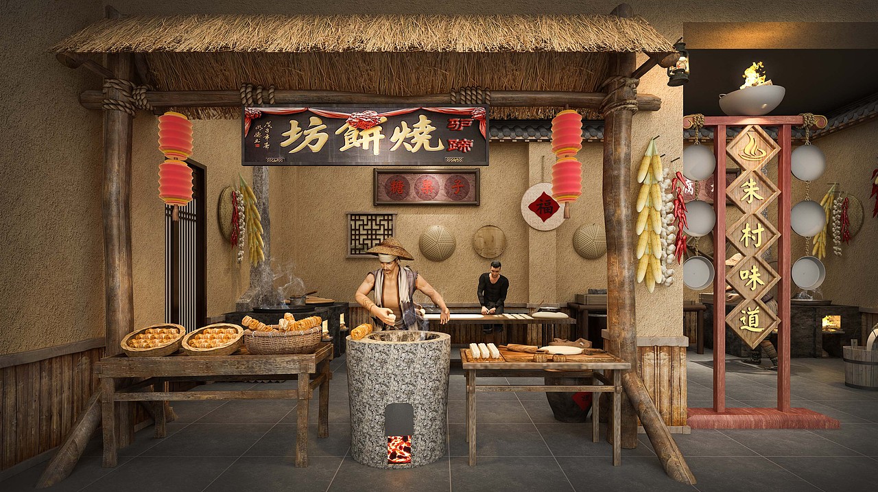 朱村村史档案馆（图ZMzM0MzI3MjQw） - 展陈设计 - 站酷设计师八袋原创素材 - 站酷ZCOOL