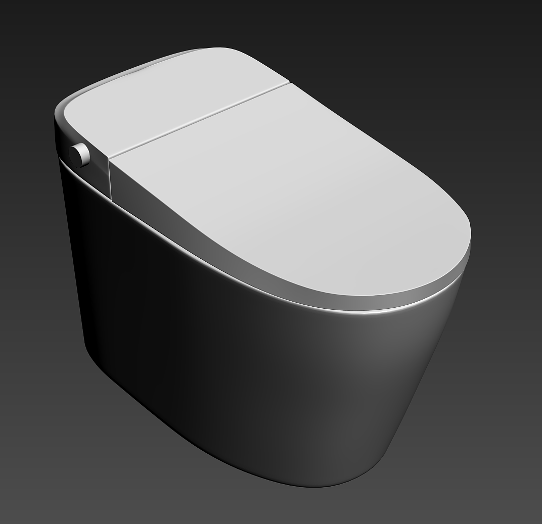 马桶3D建模