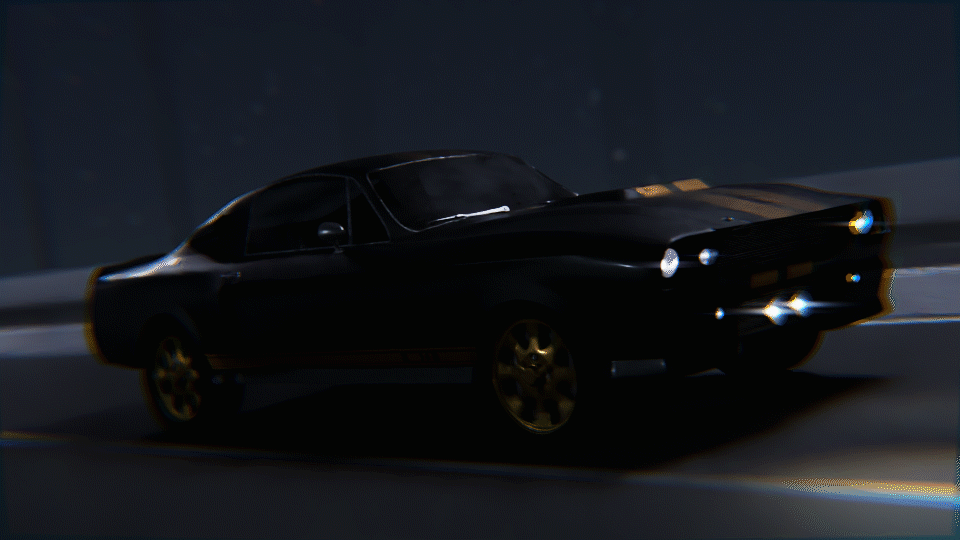 【blender】跑车夜景行驶-动画渲染