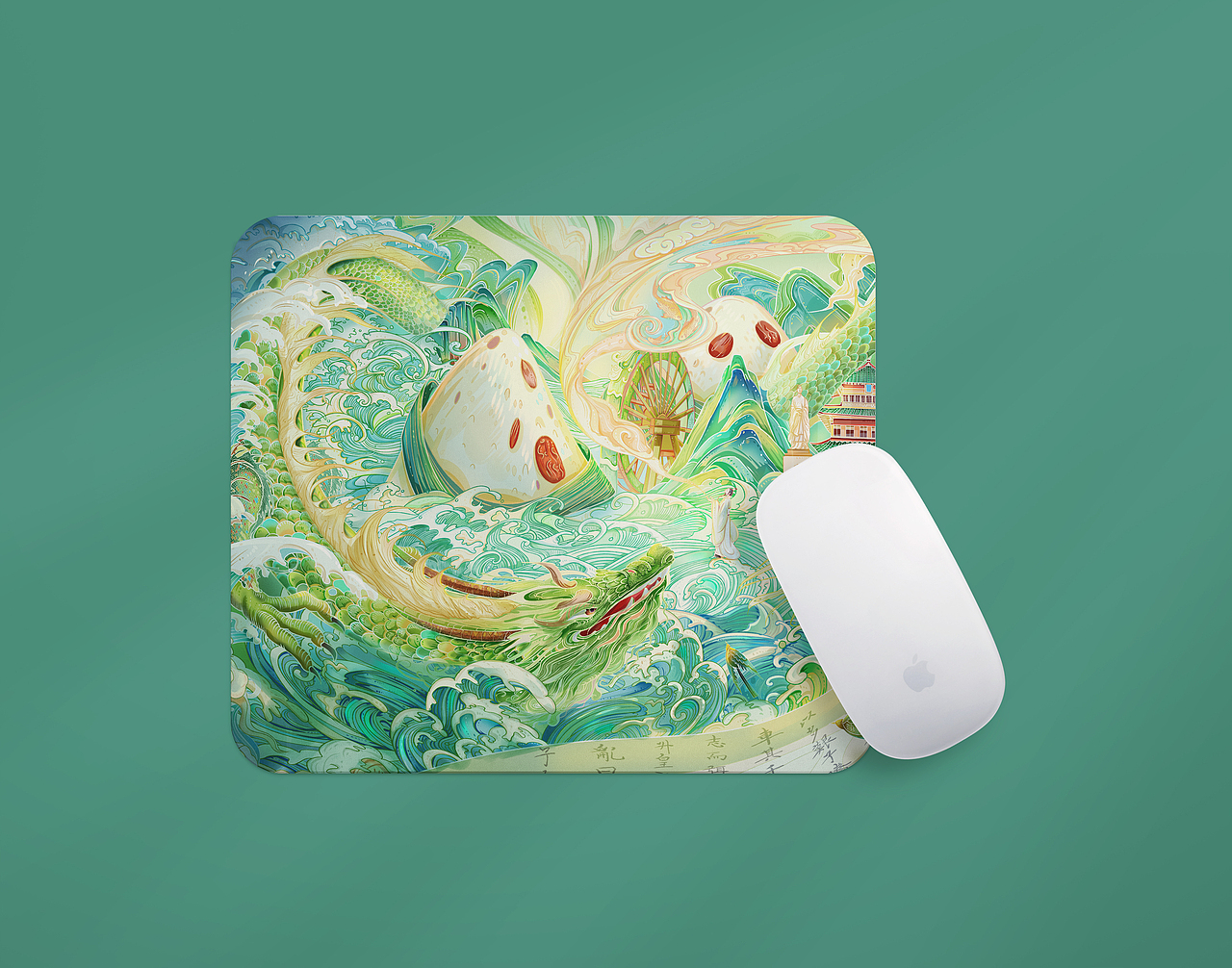 国风插画 端午 纪念屈原（图ZMzQ5NTAwMzQ0） - 商业插画 - 站酷设计师埗合原创素材 - 站酷ZCOOL