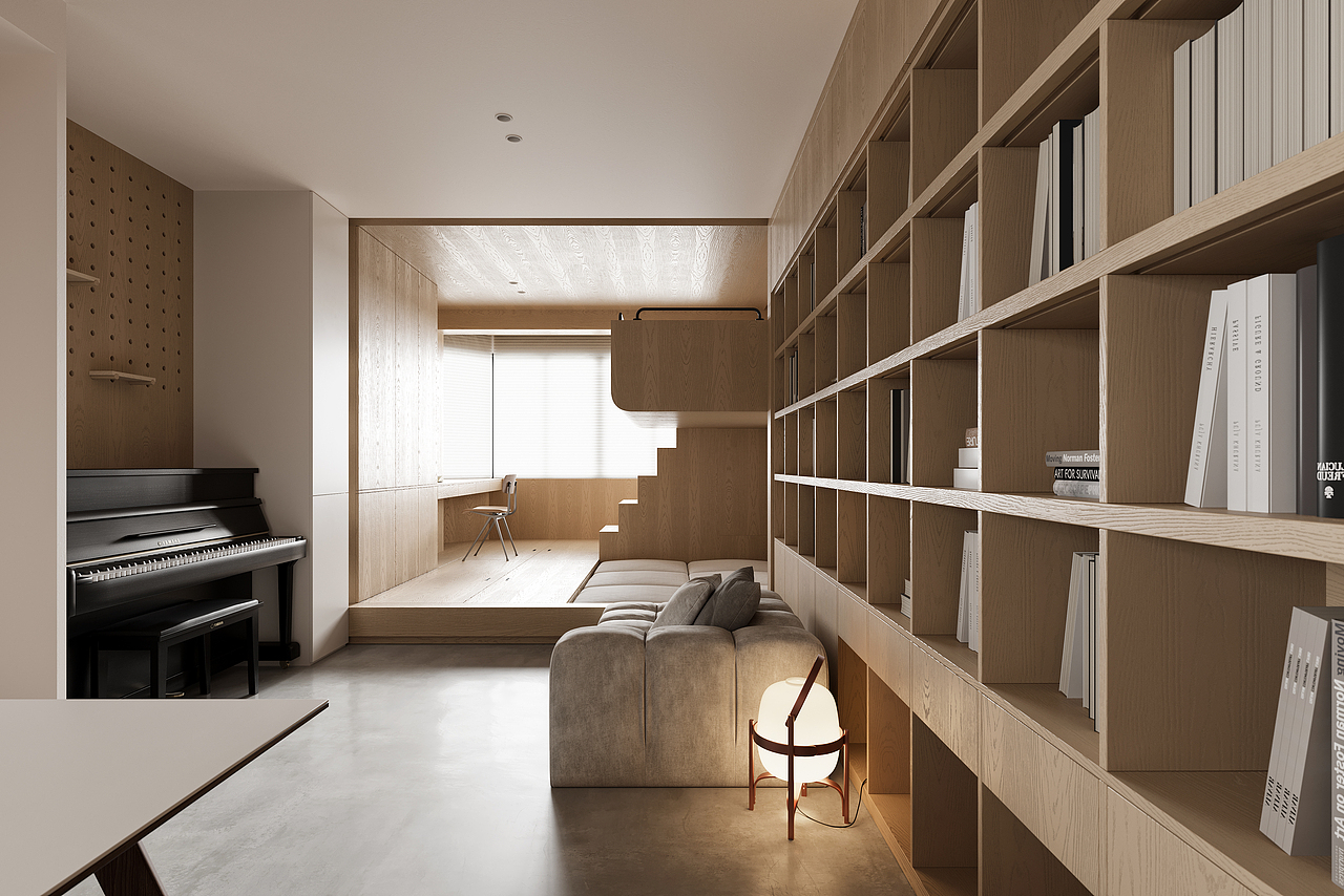 渲云2022届室内表现斗图大赏赛【家装组】冠军作品（图ZMzE2MDM4NTY0） - 场景 - 站酷设计师渲云Xrender原创素材 - 站酷ZCOOL