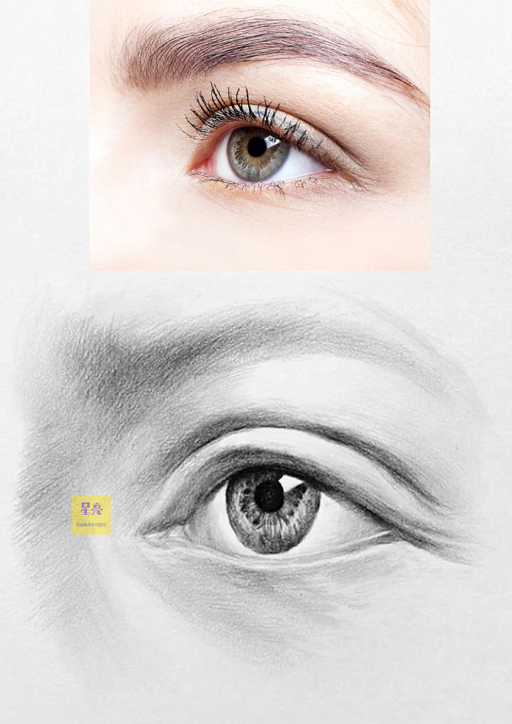 眼睛绘画详细步骤