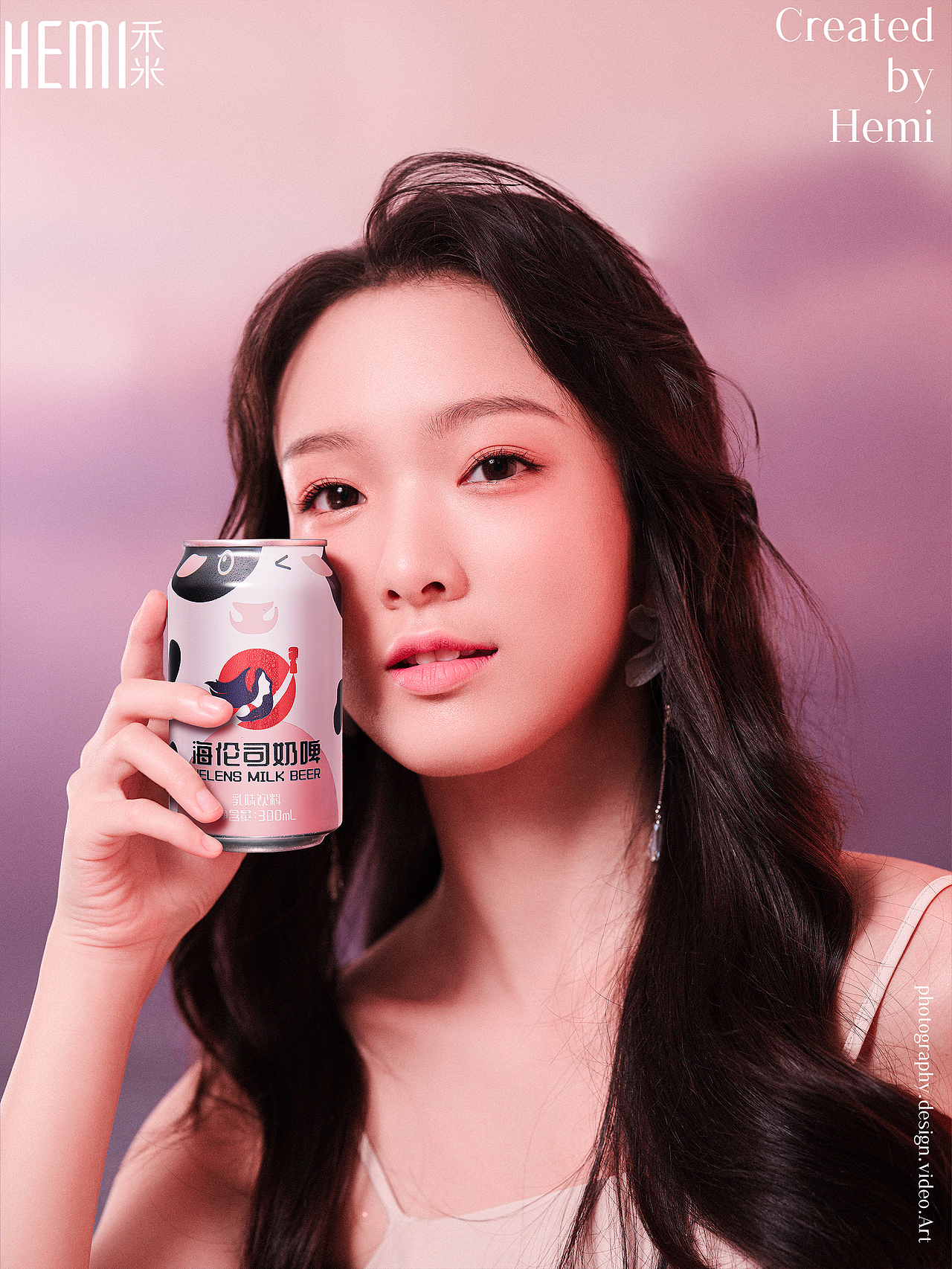 知名品牌海伦司啤酒商业拍摄静物+人像