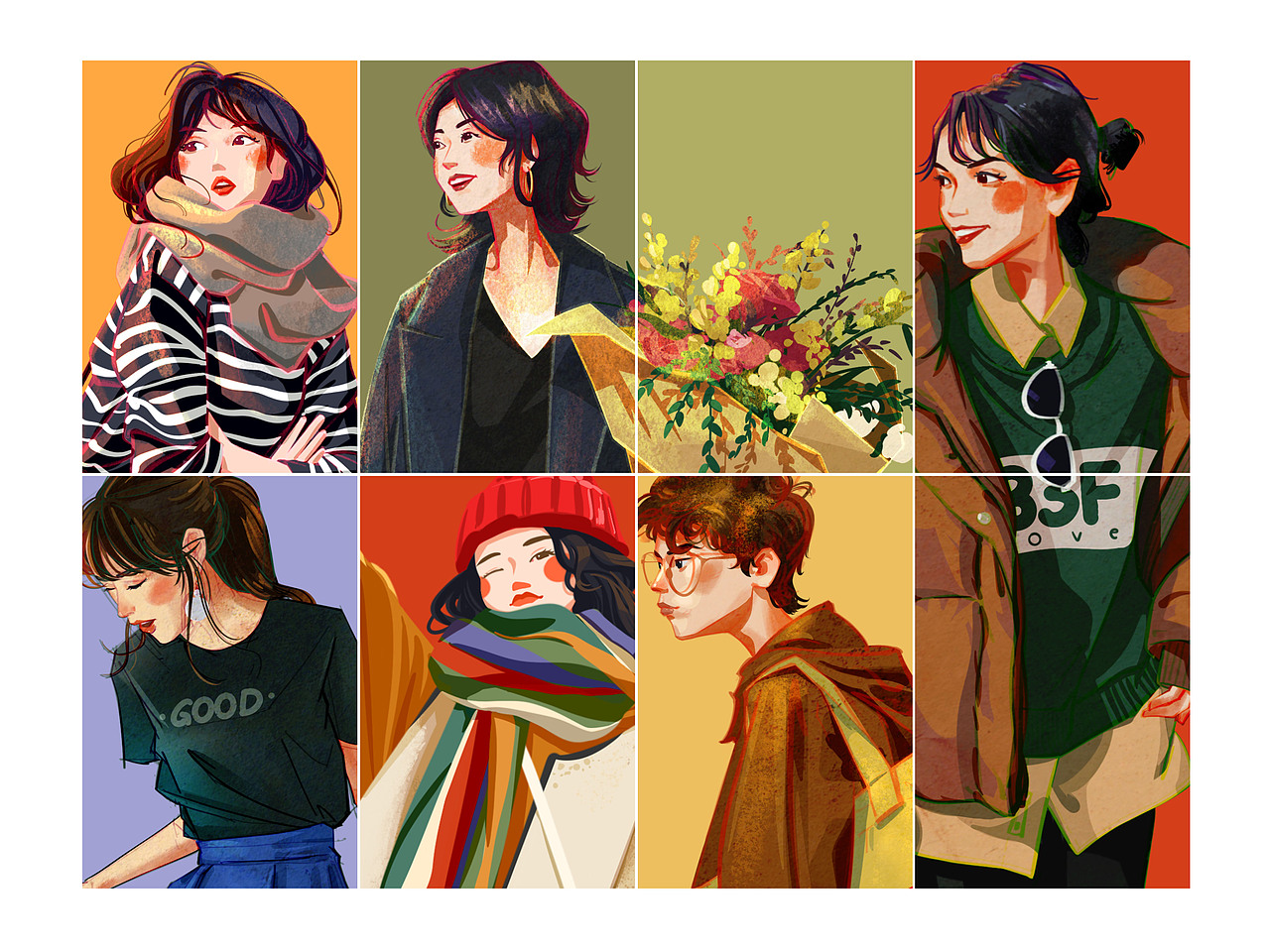 人物插画习作三