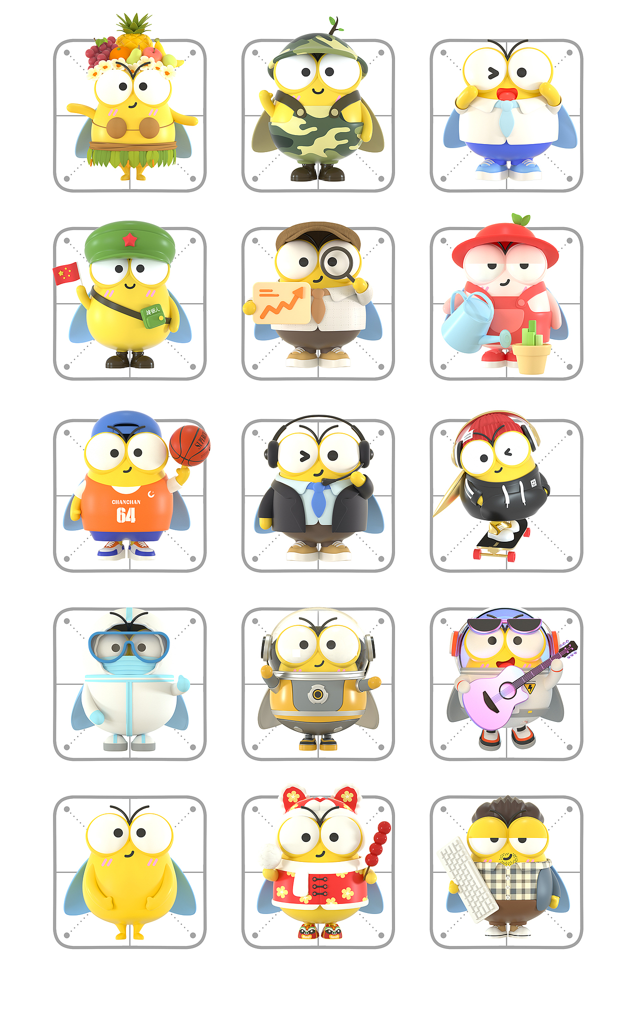 蝉蝉潮玩加工厂（图ZMzA4MjcyOTU2） - 动画/影视 - 站酷设计师红领巾RED原创素材 - 站酷ZCOOL