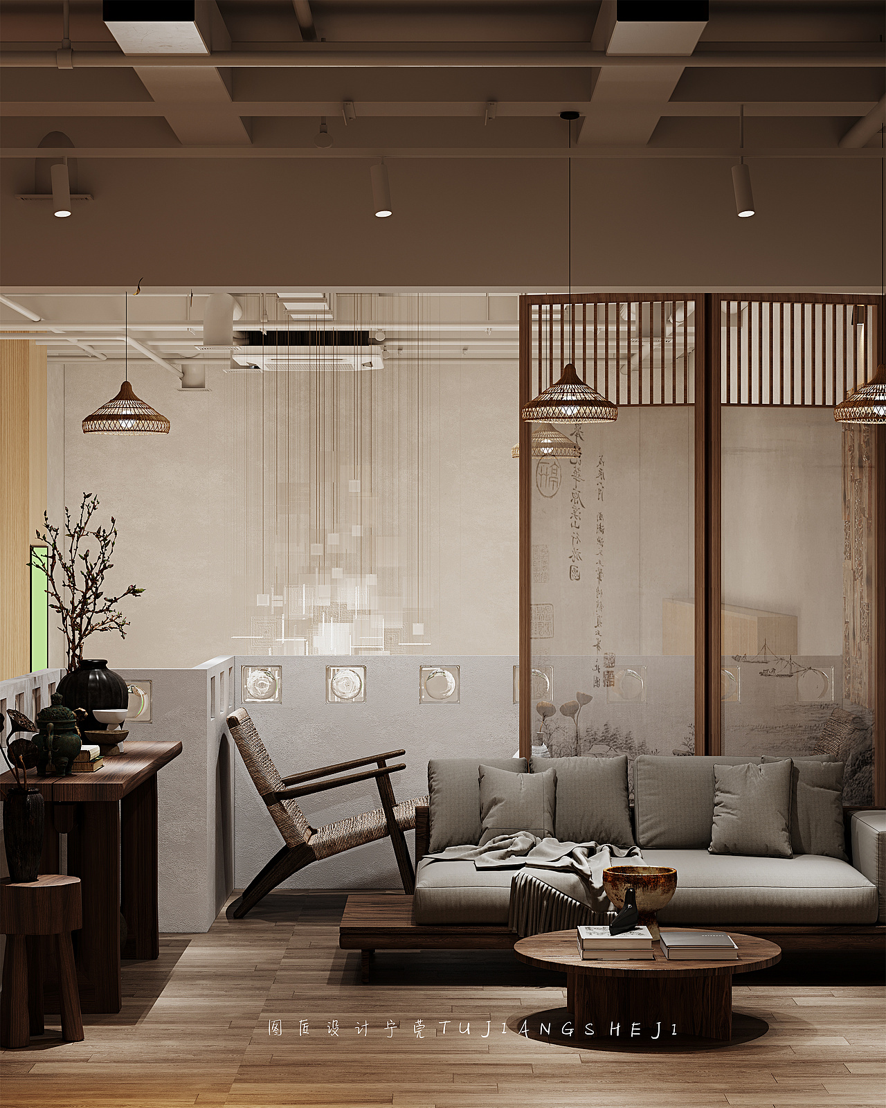 不一样的奶茶店设计 奶与茶独特的清新感（图ZMzYzMTM0MTY0） - 酒店餐饮设计 - 站酷设计师宁莞设计原创素材 - 站酷ZCOOL