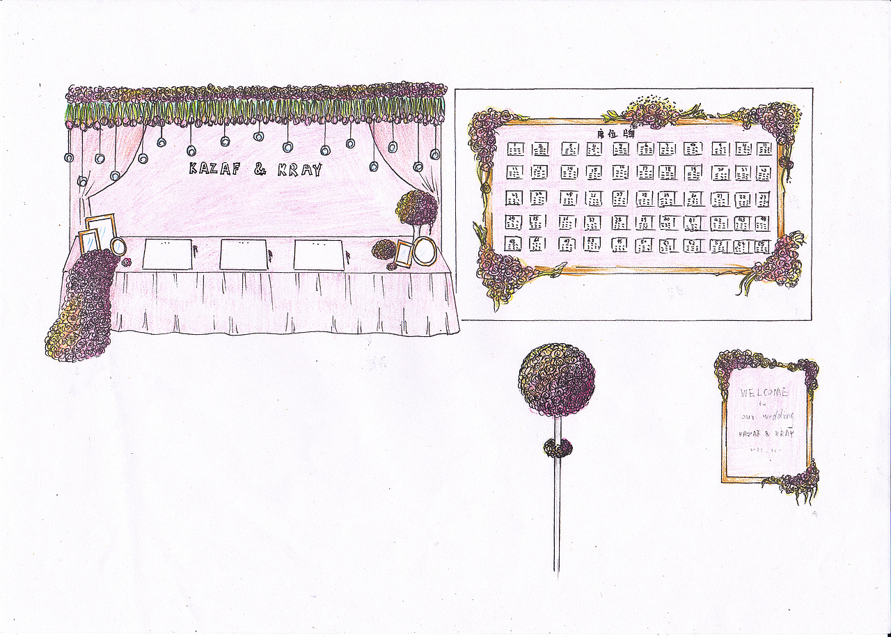 2014 婚庆手绘图